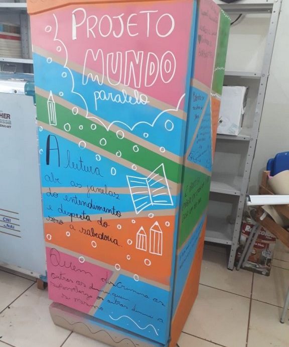 Cuiabá ganha mais uma Geladeiroteca por meio de projeto de incentivo à leitura 